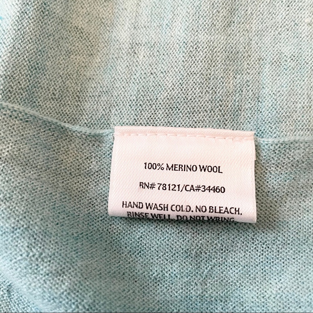 Eileen Fisher 100% Merino Wool open front cardigan - Picture 9 of 9
